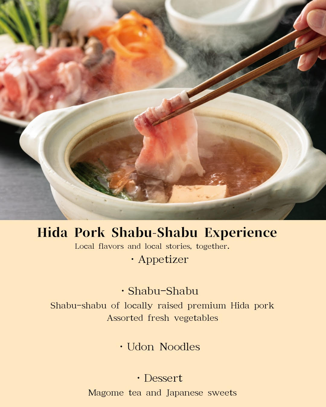 Hida Pork Shabu-Shabu